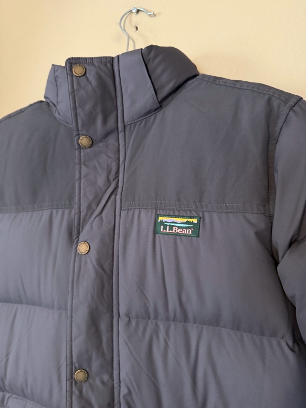 L.L. Bean Men's Mountain Classic Down Puffer Jacket in Gray - Picture 4 of 10